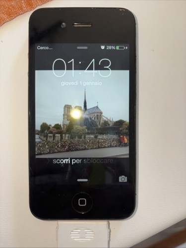 Apple iphone 16gb - 4s, nero
